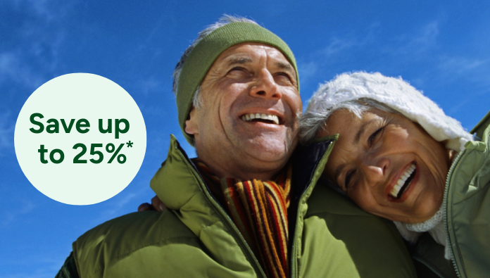 This holiday, invest in your health with 25%* off		